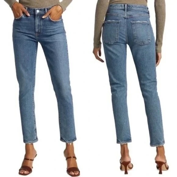 Agolde Toni Mid Rise Straight Jeans 27 - Picture 1 of 8
